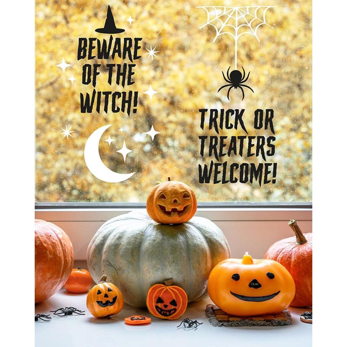 Trick or Treat Window Clings (4pk)