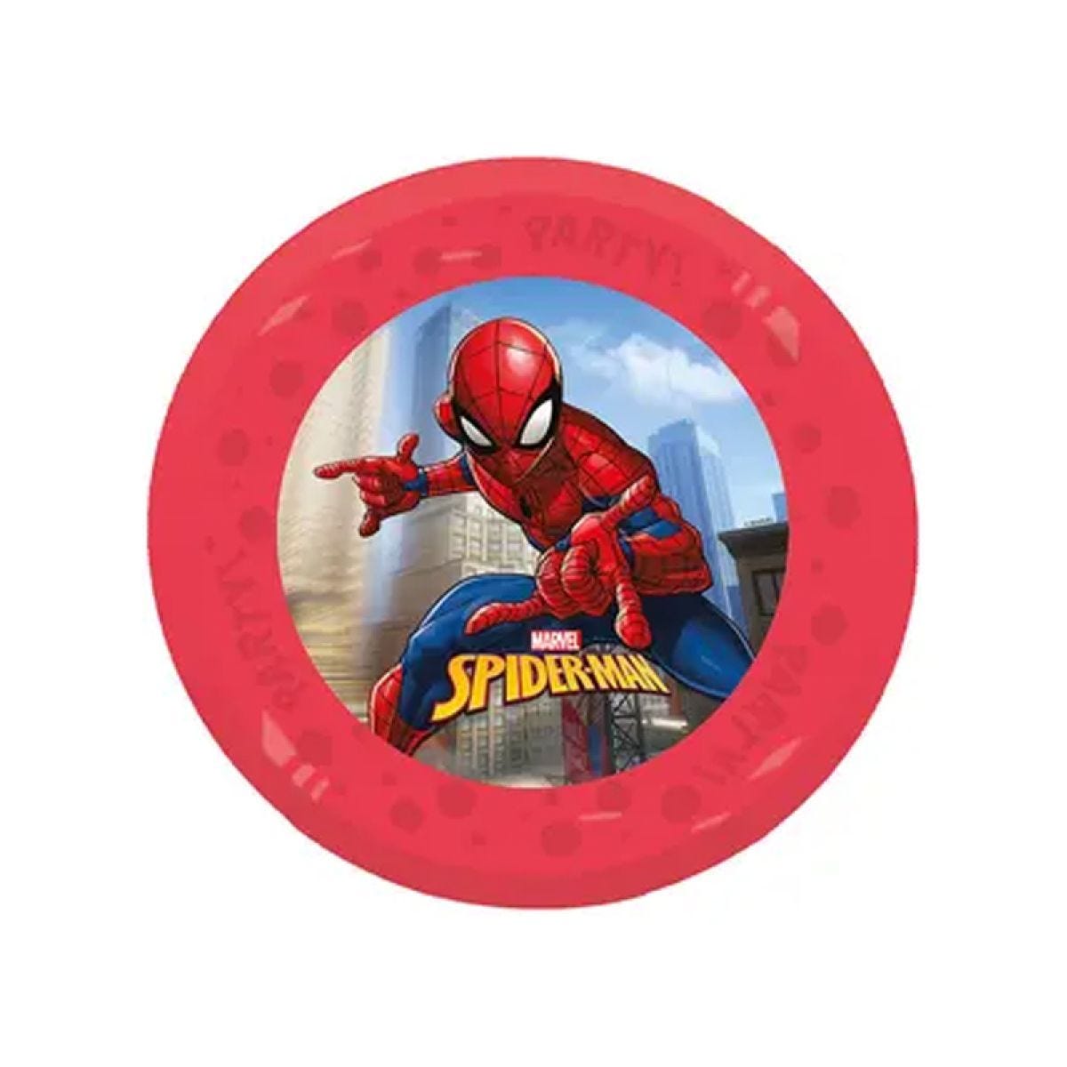 Spiderman Reuseable Plastic Party Plates (4pk)