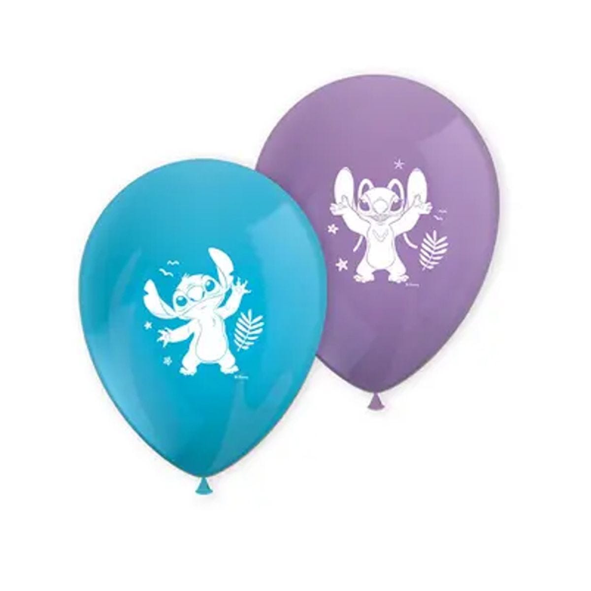 Disney Stitch Party Balloons - 12" Latex (8pk)