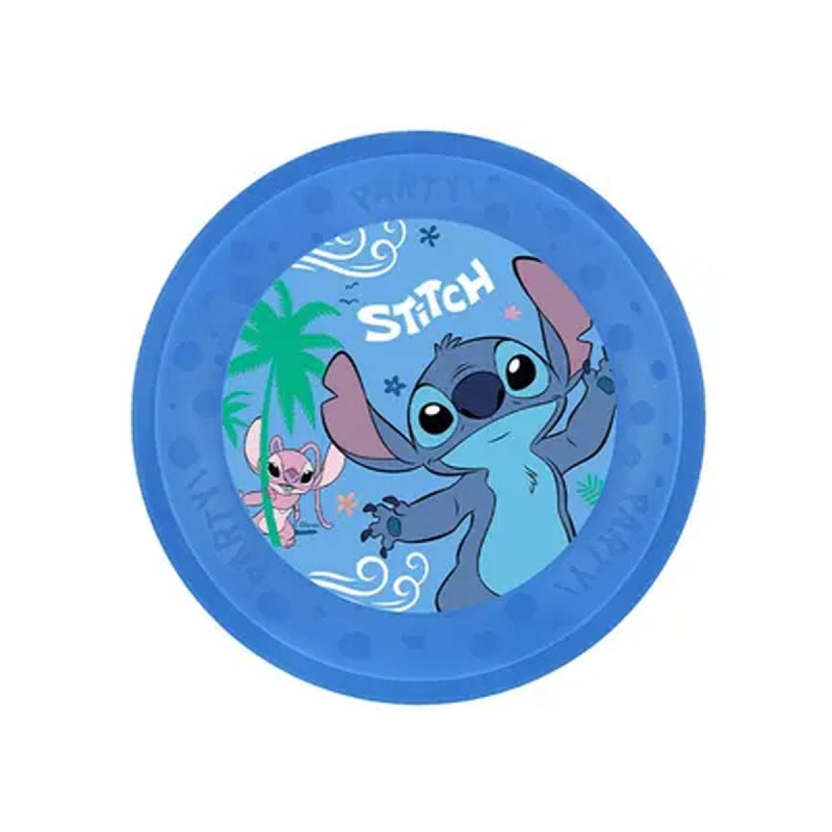 Disney Stitch Party Plastic Reuseable Plates - 21cm (4pk)