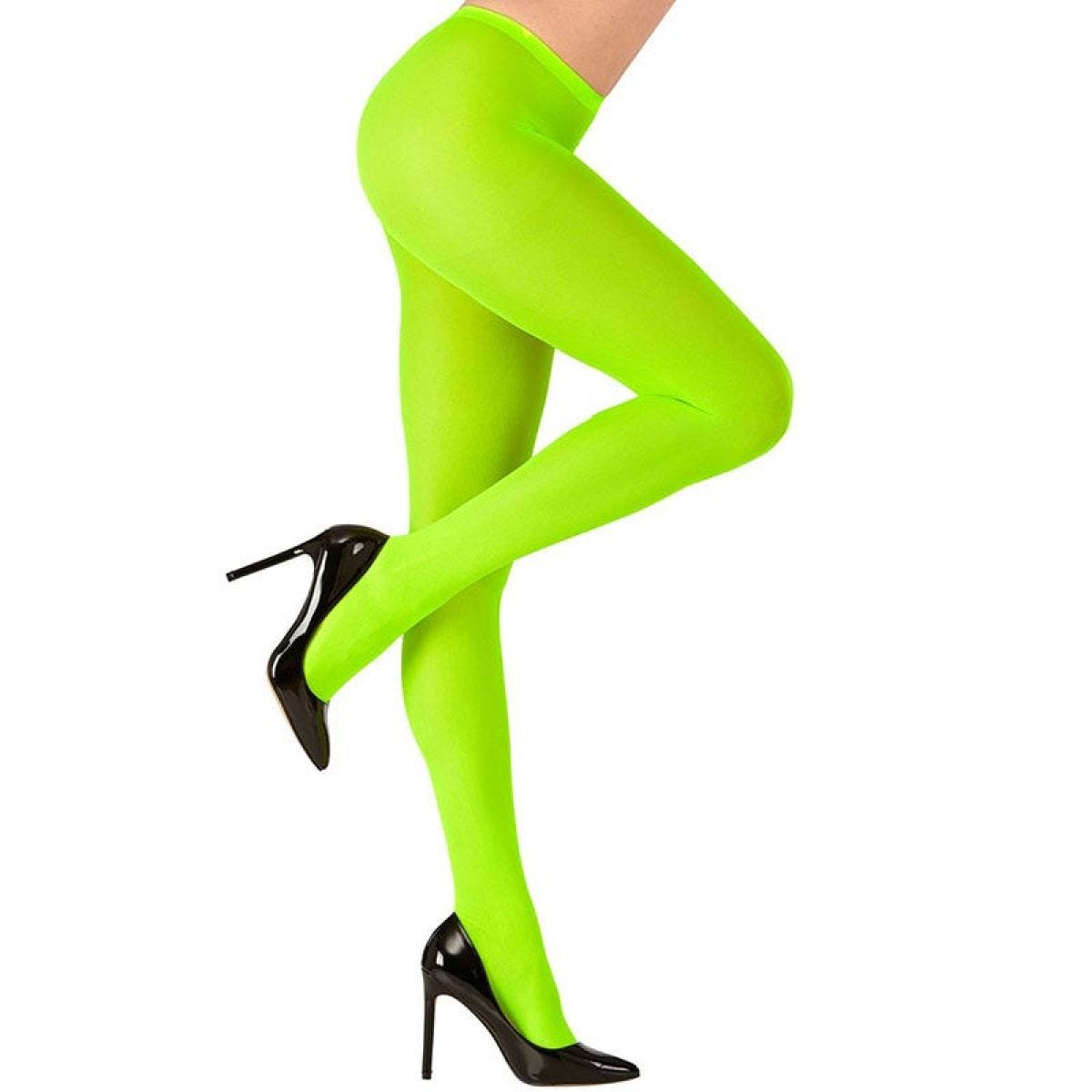 Bright green tights deals