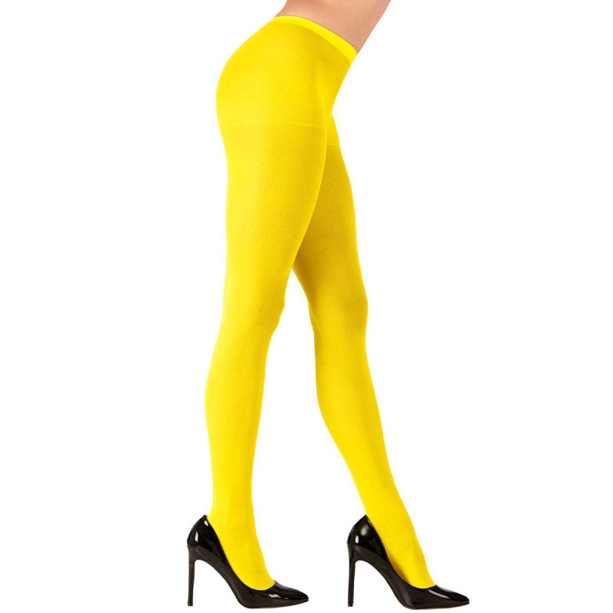 Neon Yellow Tights - XL