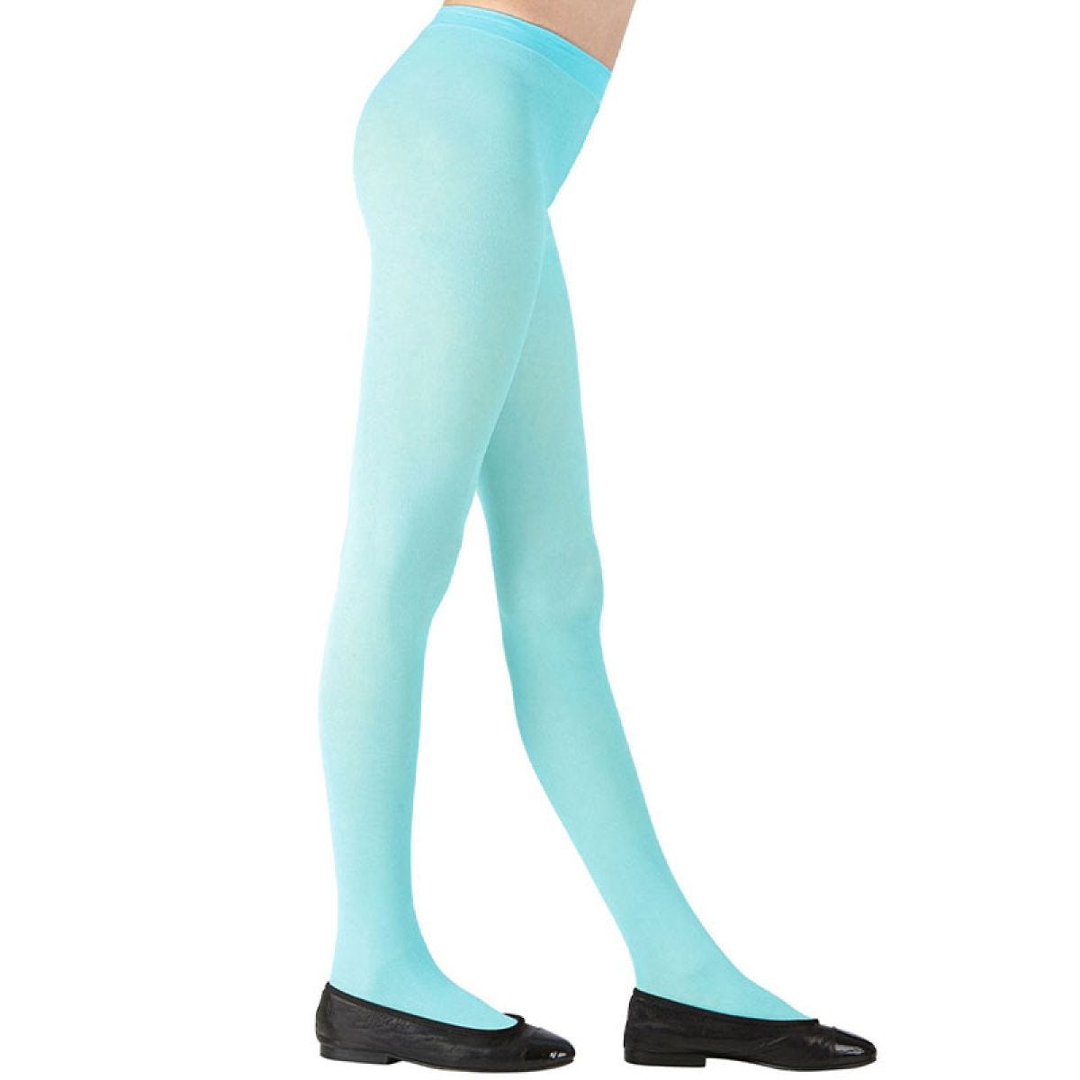 Turquoise Tights - 7-10 Years