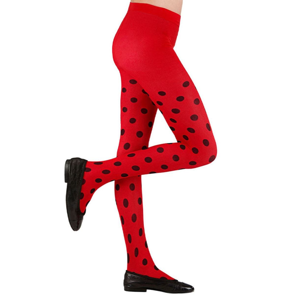 Ladybug Tights - 7-10 Years