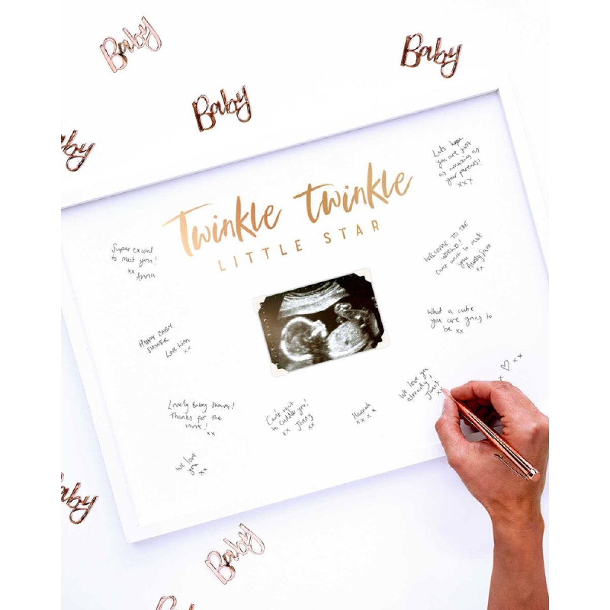 Twinkle Twinkle Signing Frame Guest Book - 44cm