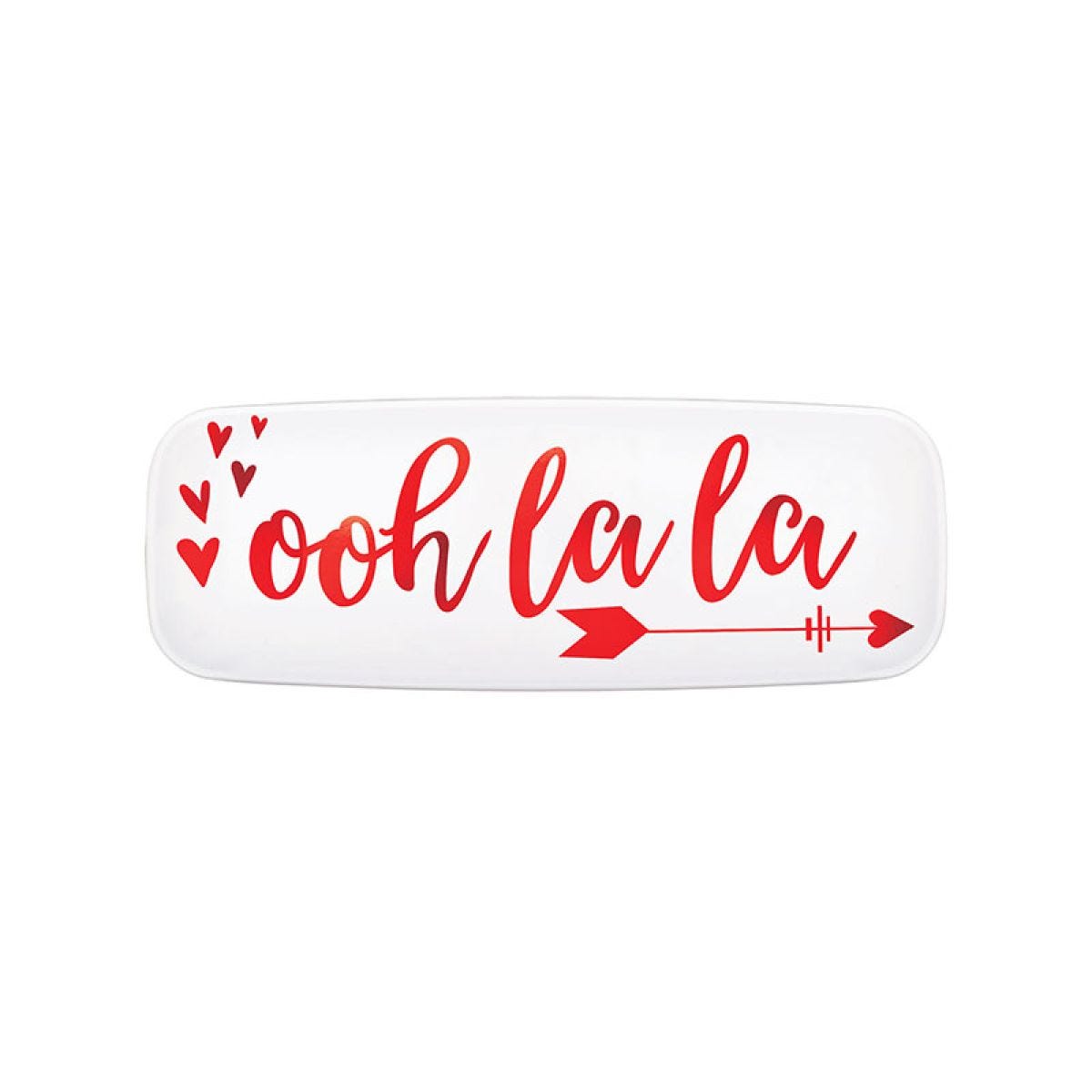 Ooh La La Plastic Platter - 45cm x 16.5cm