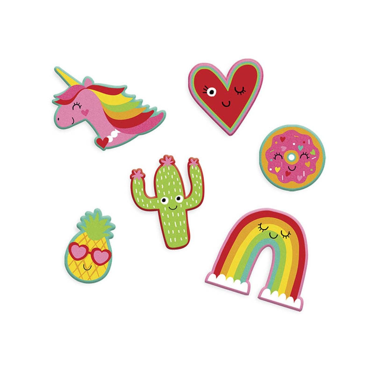 Valentines Embroided Cute Peel and Stick Patches (6pcs)