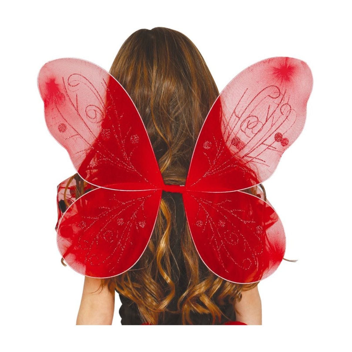 Red Fairy Wings - 44 x 35cm