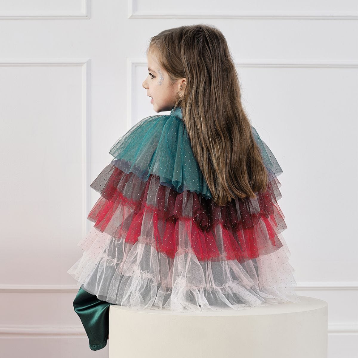 Christmas Shimmer and Shine Cape