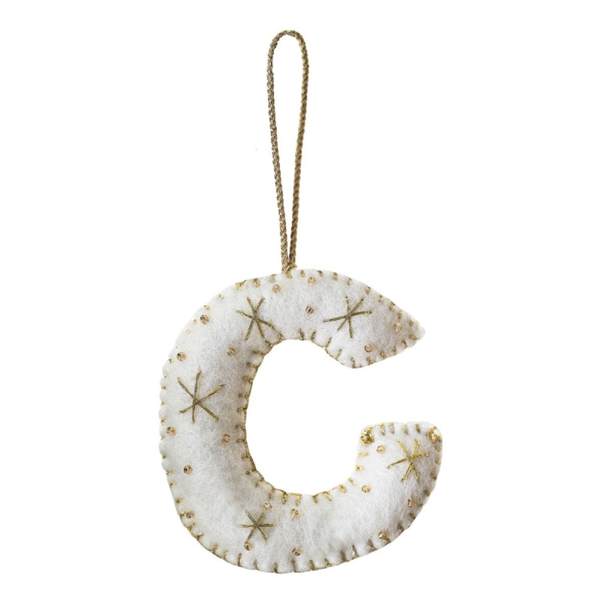 Tree Decorations - Monogram Letters - C
