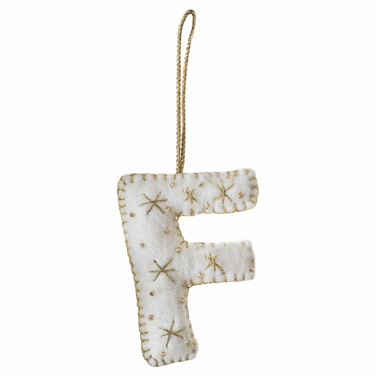 Tree Decorations - Monogram Letters - F