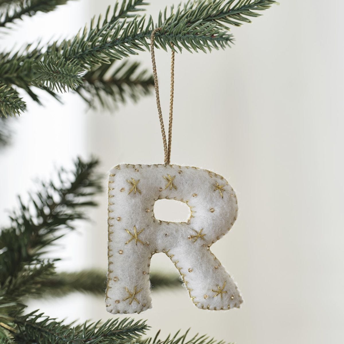 Tree Decorations - Monogram Letters - R