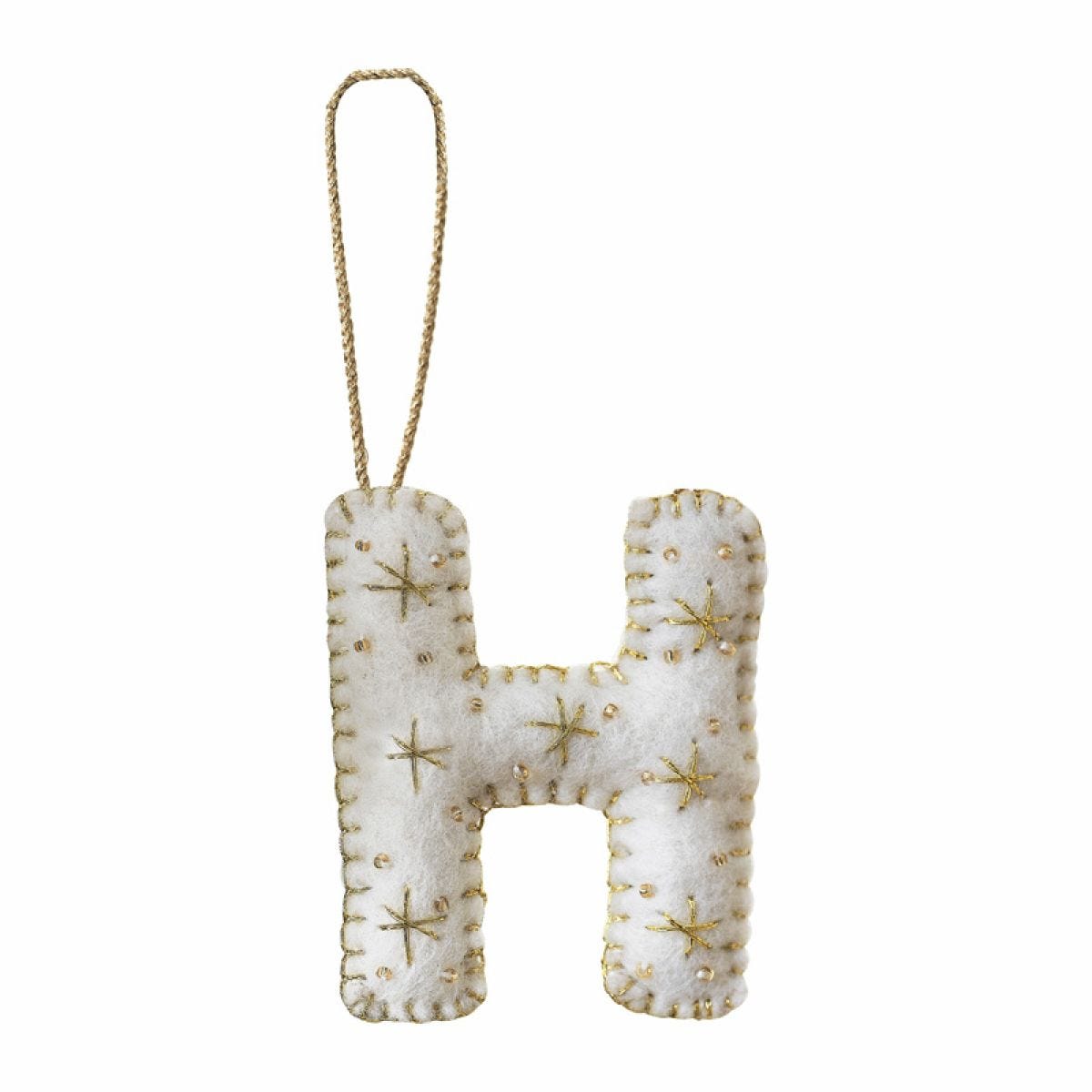 Tree Decorations - Monogram Letters - H