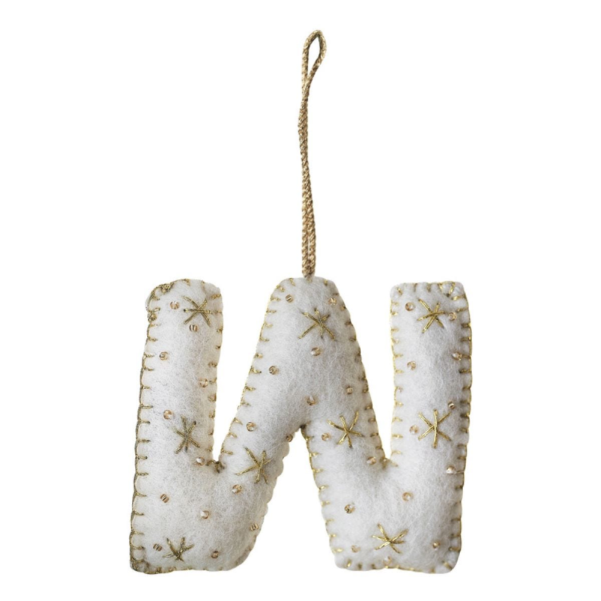 Tree Decorations - Monogram Letters - W