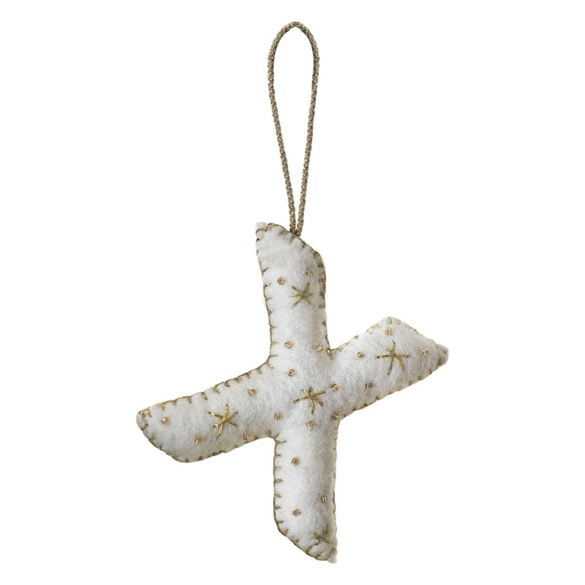 Tree Decorations - Monogram Letters - X