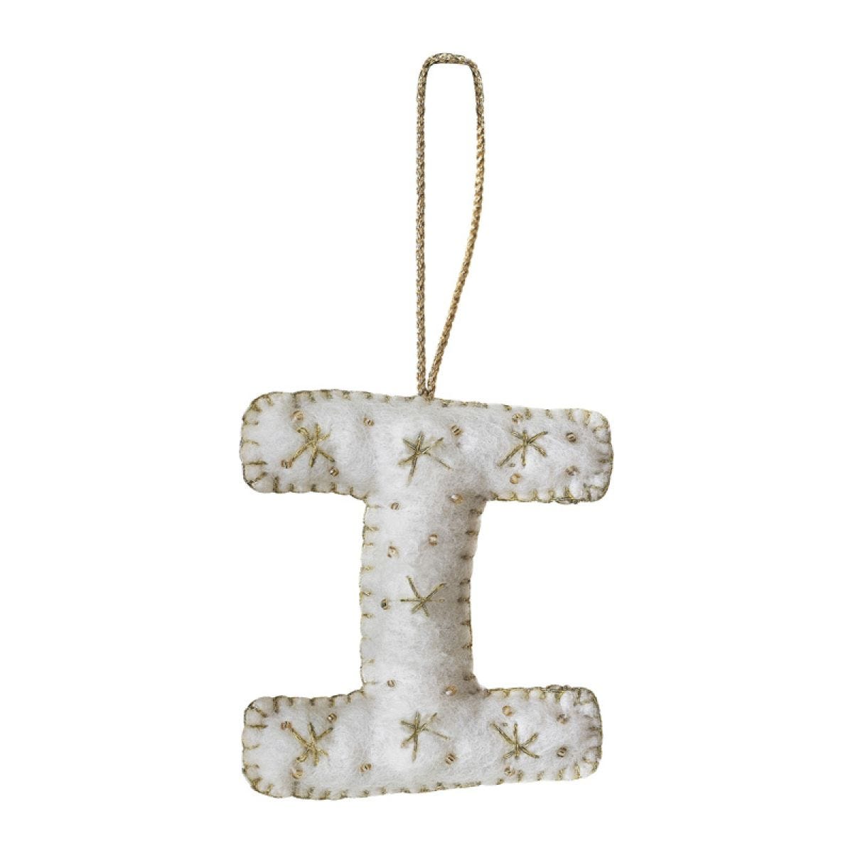 Tree Decorations - Monogram Letters - I
