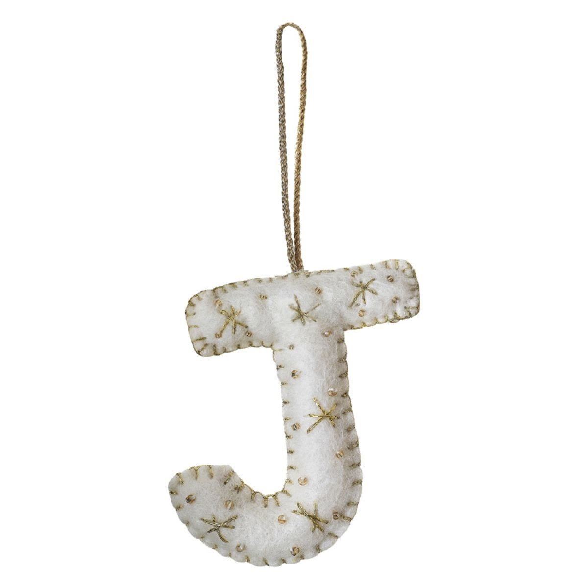Tree Decorations - Monogram Letters - J