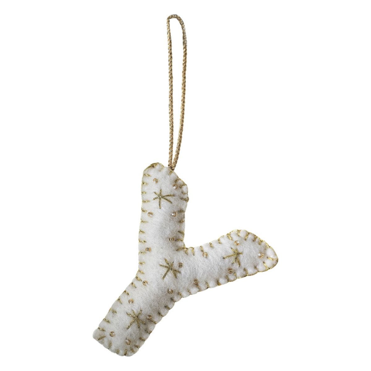 Tree Decorations - Monogram Letters - Y