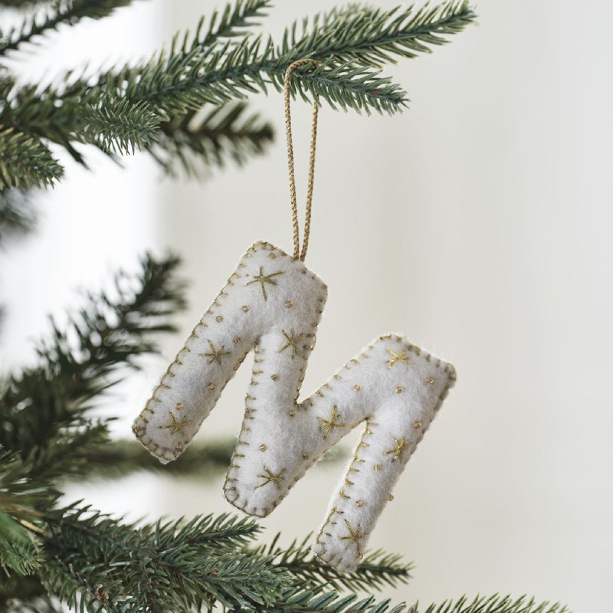 Tree Decorations - Monogram Letters - M