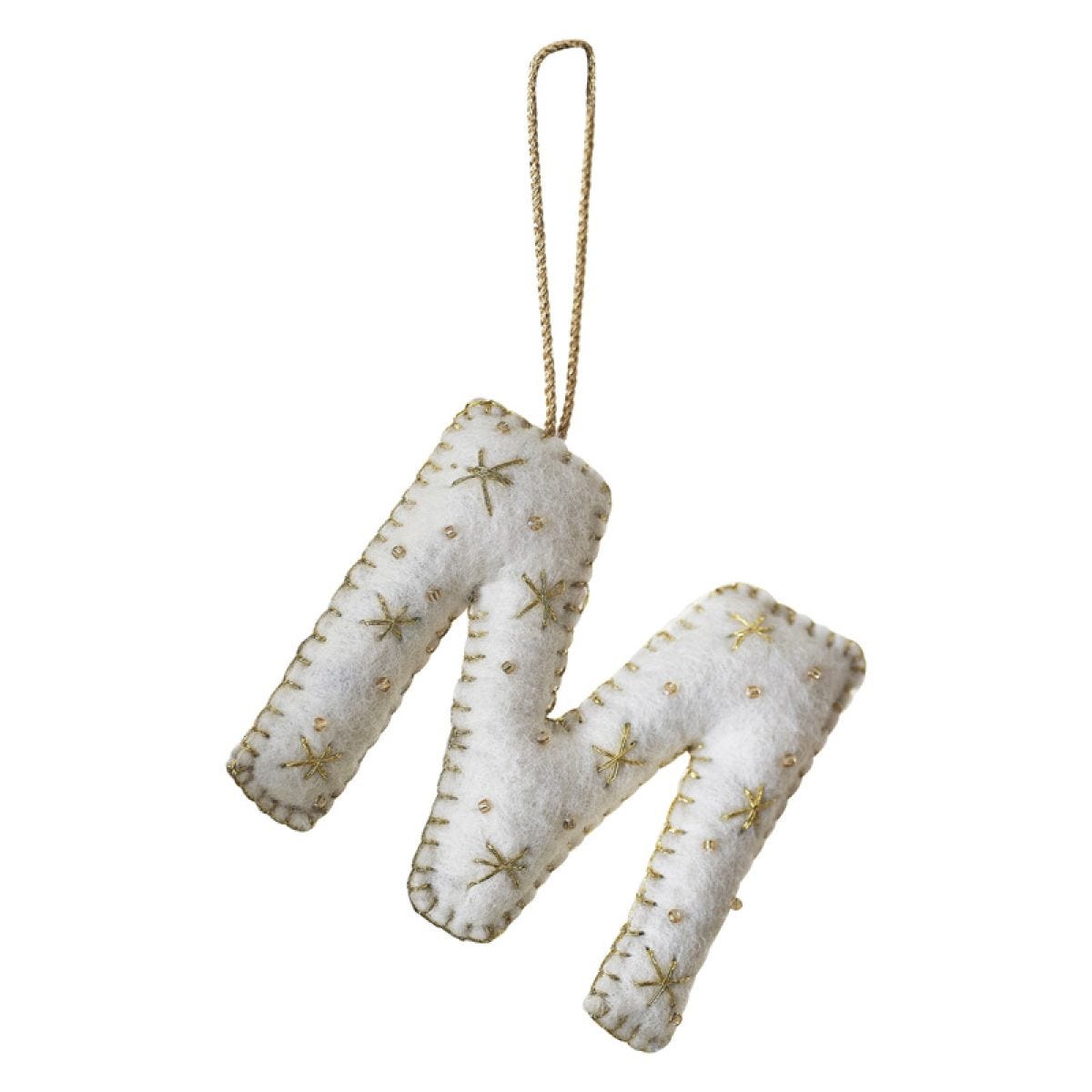 Tree Decorations - Monogram Letters - M