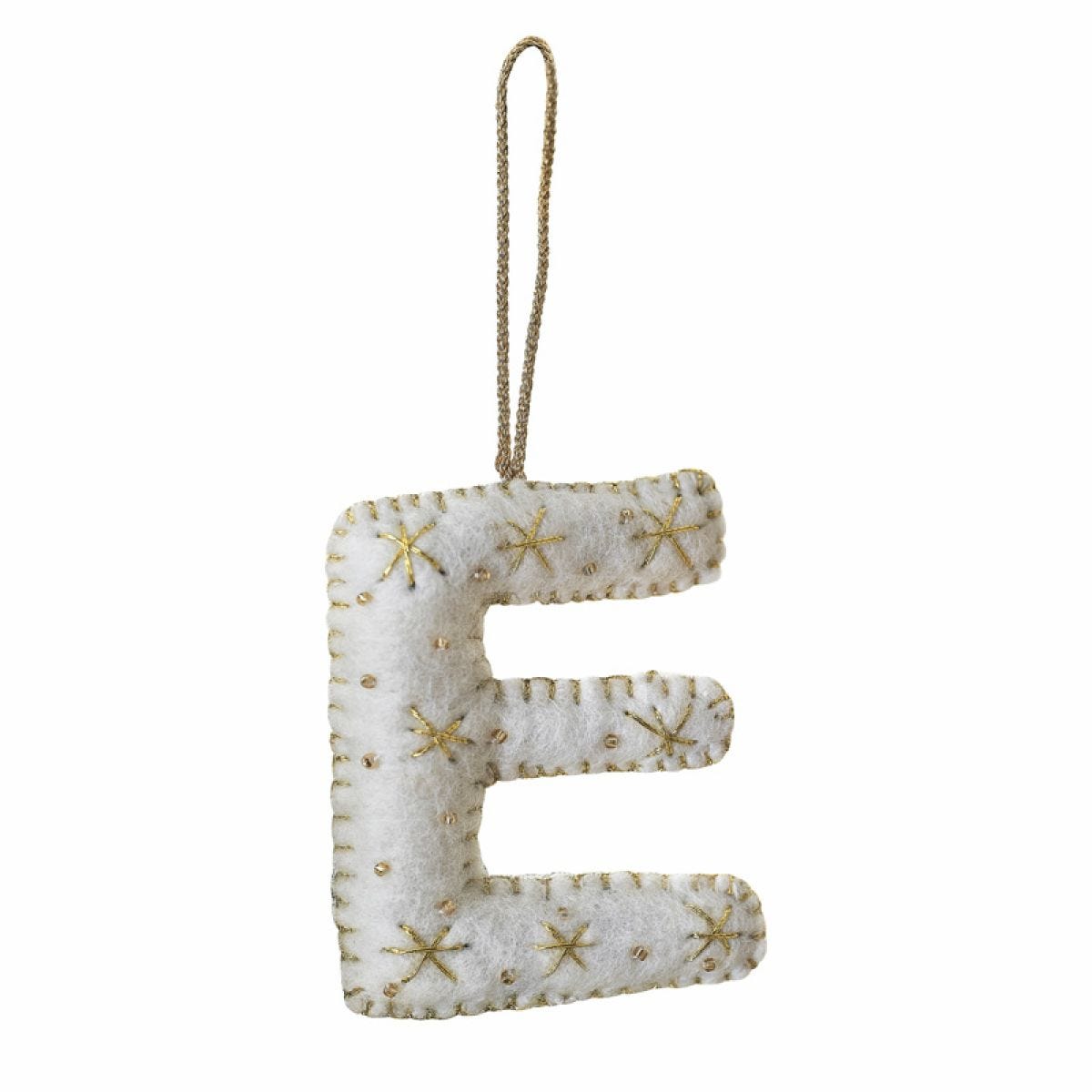 Tree Decorations - Monogram Letters - E