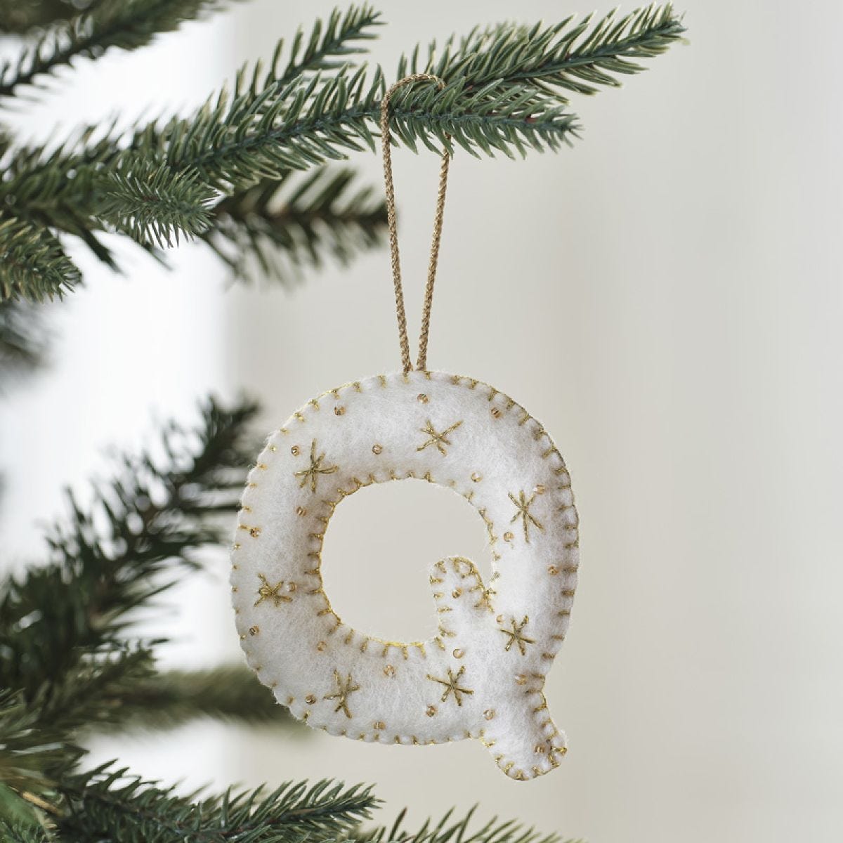 Tree Decorations - Monogram Letters - Q
