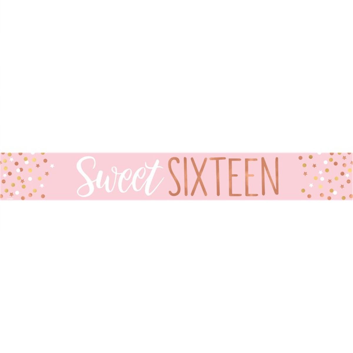 Sweet Sixteen Paper Banners - 1m