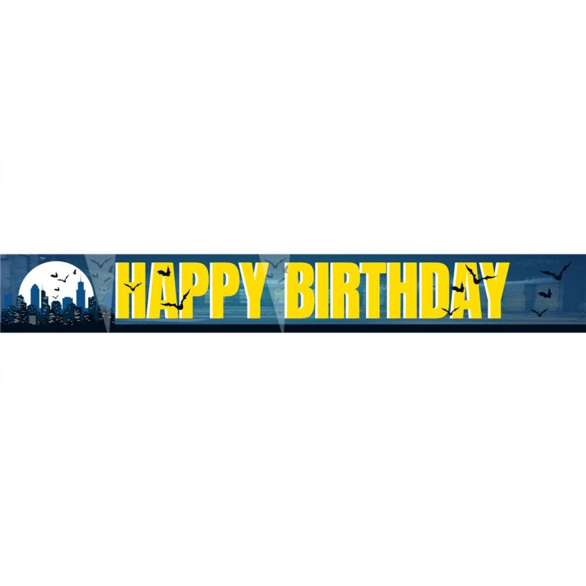 Batman Style Paper Banners - 1m (3pk)