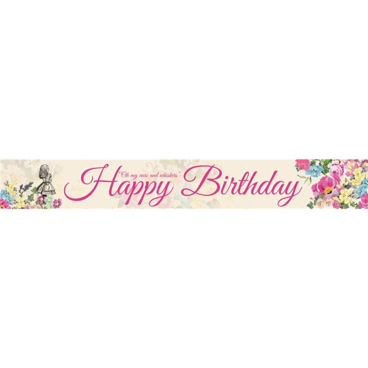 Truly Alice Paper Banners - 1m (3pk)