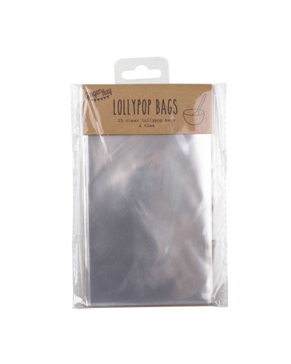 Clear Lollipop Bags (25pk)