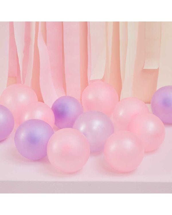 Pink and Lilac Pearl Balloons - 5&quot; Latex (40pk)