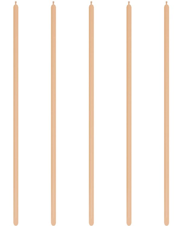160 Modelling Latex Balloons Fashion Peach Blush (100pk)