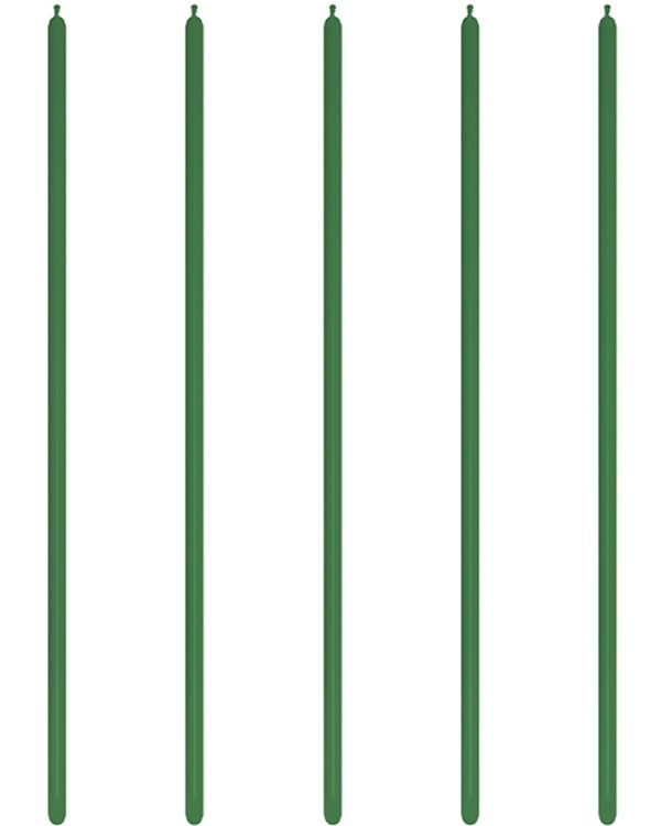 160 Modelling Latex Balloons Forest Green (100pk)