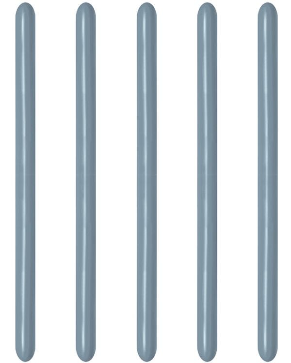 260 Modelling Latex Balloons Pastel Dusk Blue (100pk)