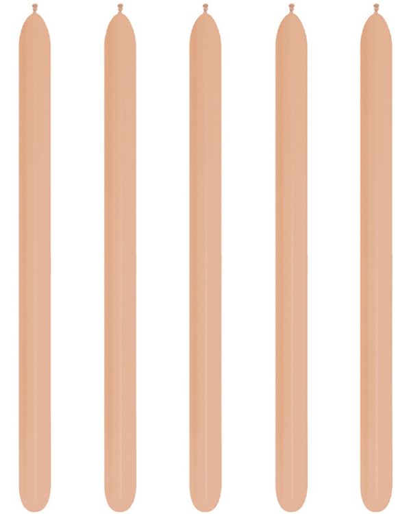 360 Modelling Latex Balloons Fashion Peach Blush (50pk)