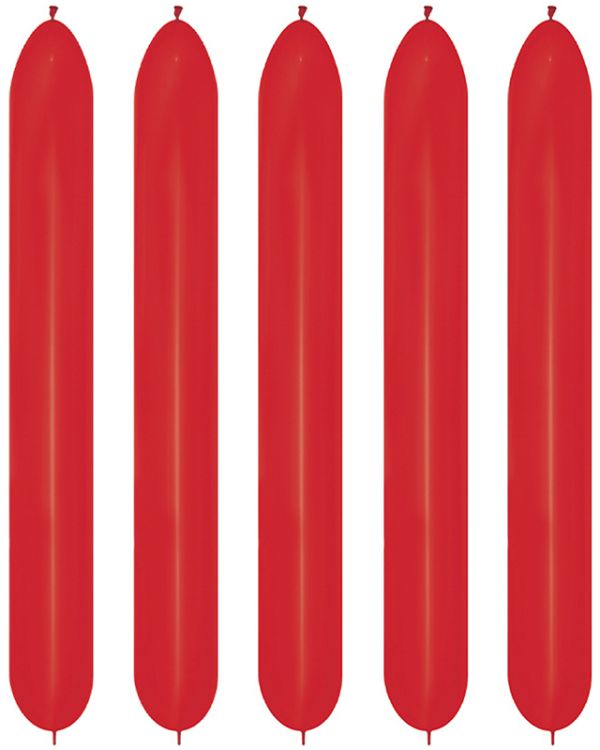 Link-O-Loon 660 Fashion Red Latex Balloons (50pk)