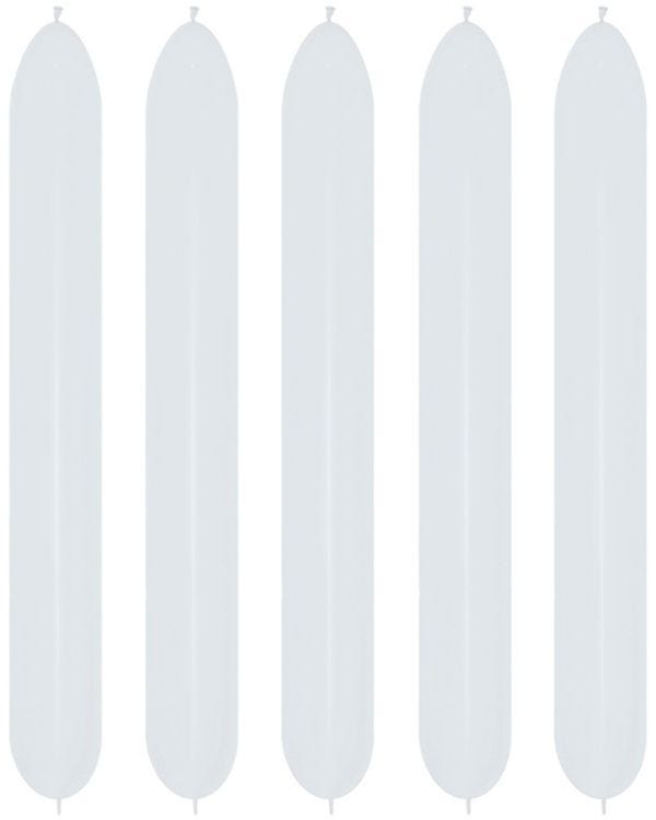 Link-O-Loon 660 Fashion White Latex Balloons (50pk)