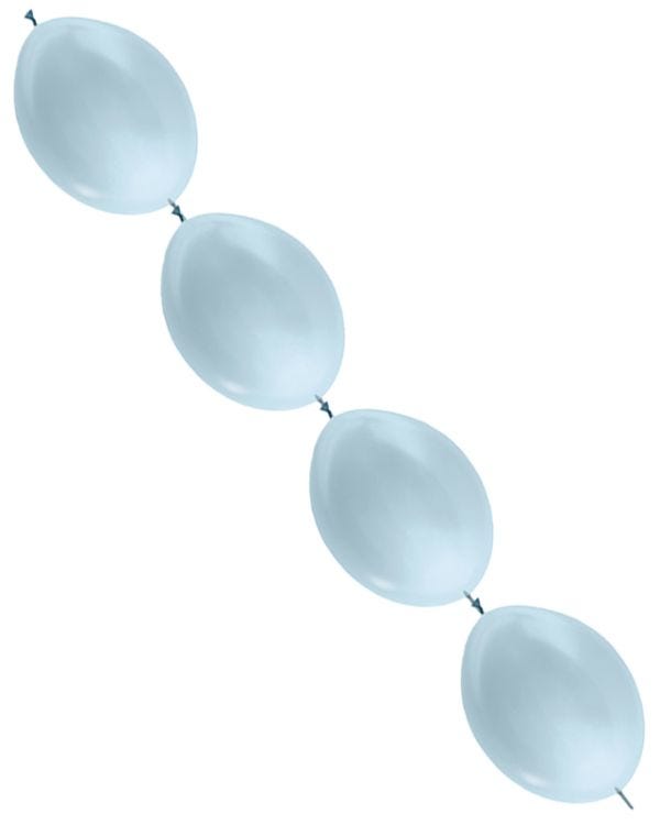 Link-O-Loon Latex Balloons  12&quot; Satin Blue (50pk)