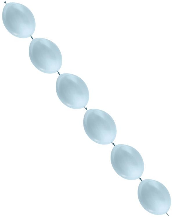 Link-O-Loon Latex Balloons 6&quot; Satin Blue (100pk)