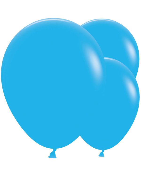 Fashion Blue - 18&quot; Latex Balloons (25pk)
