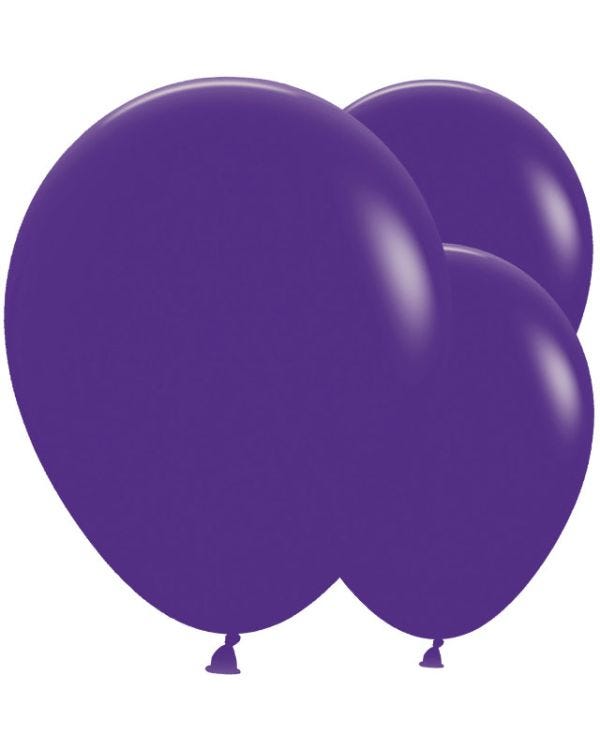 Fashion Violet - 18&quot; Latex Balloons (25pk)