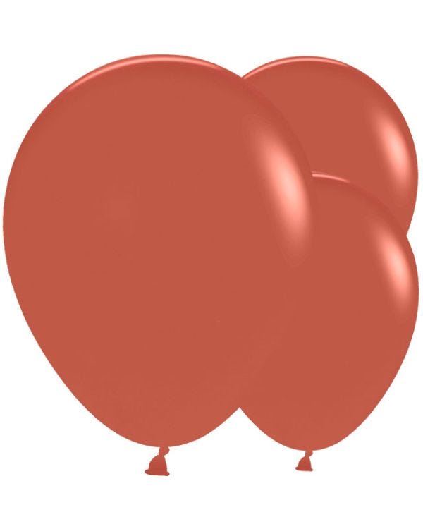 Fashion Terracotta - 18&quot; Latex Balloons (25pk)