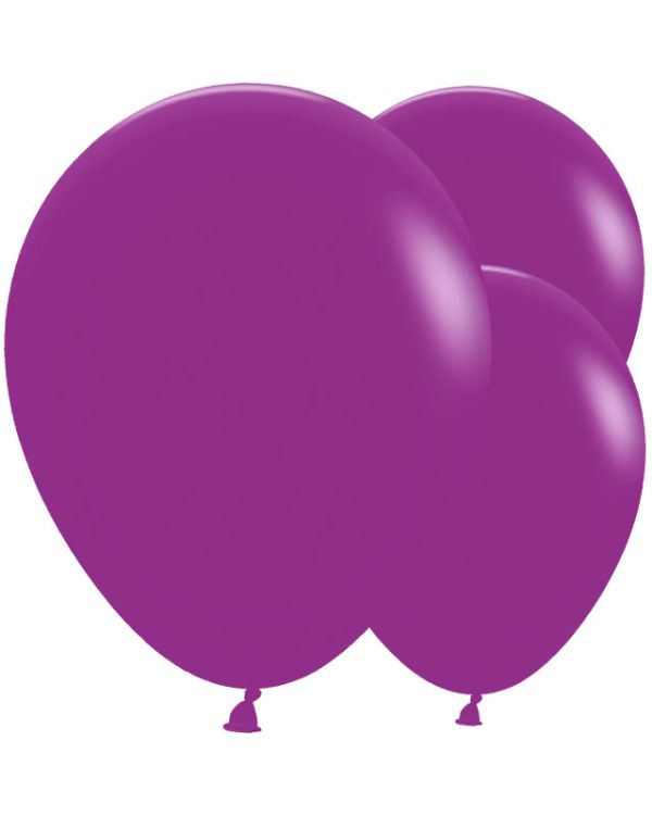 Fashion Purple Orchid- 18&quot; Latex Balloons (25pk)