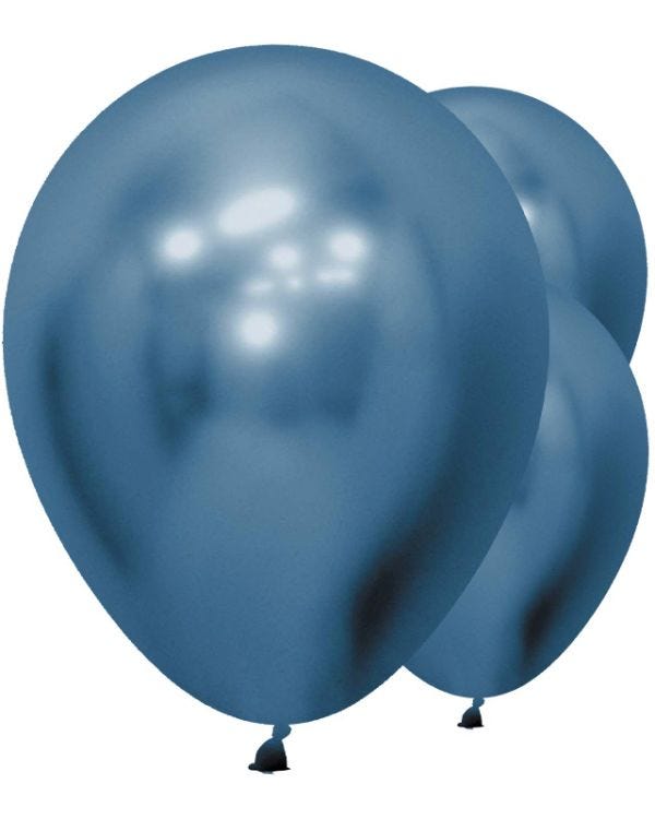 Reflex Blue 24&quot; Latex Balloons (3pk)