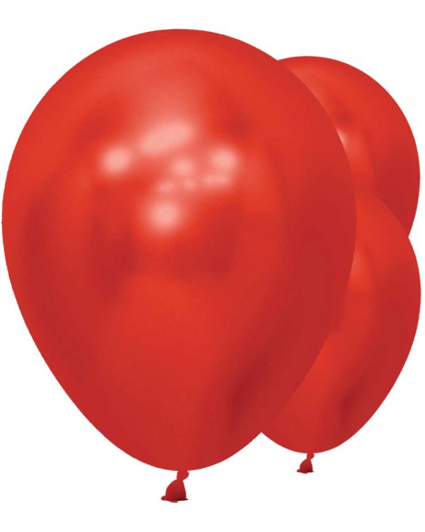 Reflex Crst Red 24&quot; Latex Balloons (3pk)