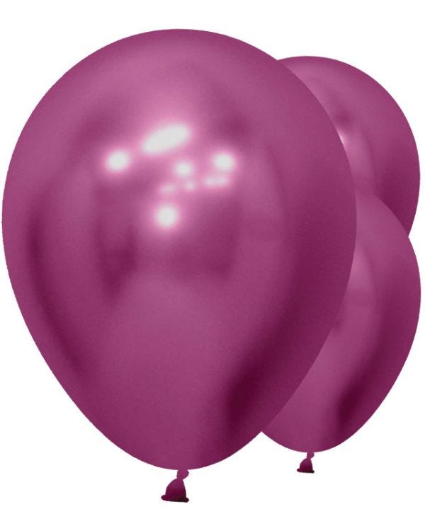 Reflex Fuchsia 24&quot; Latex Balloons (3pk)