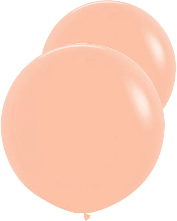 Fashion Peach 36&quot; Latex Balloons (2pk)