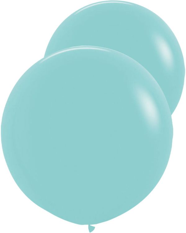Fashion Aquamarine 36&quot; Latex Balloons (2pk)