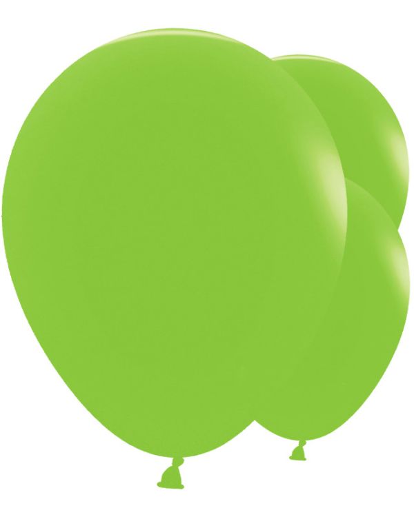Fashion Lime 24&quot; Latex Balloons (3pk)