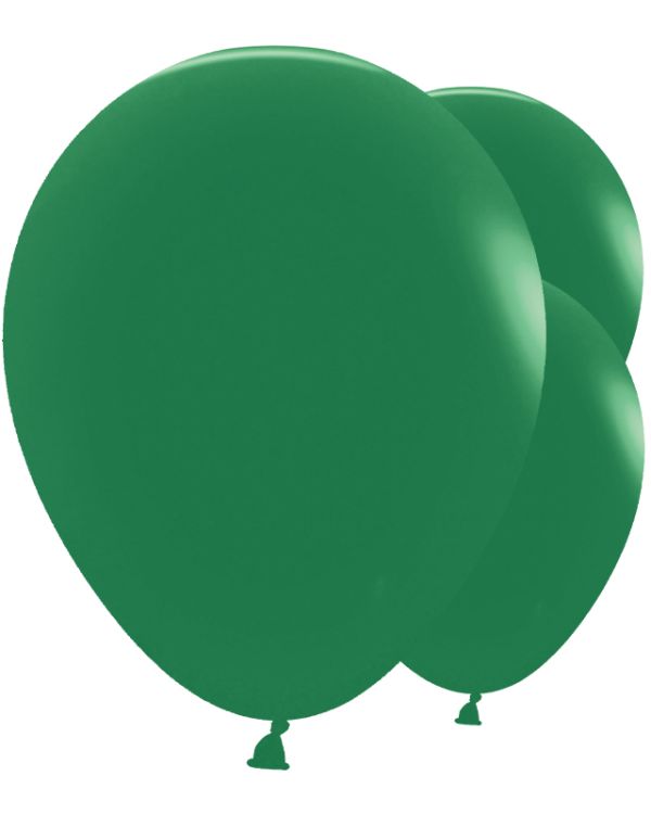 Fashion Forest Green 24&quot; Latex Balloons (3pk)